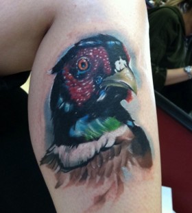 Nice pheasant leg tattoo