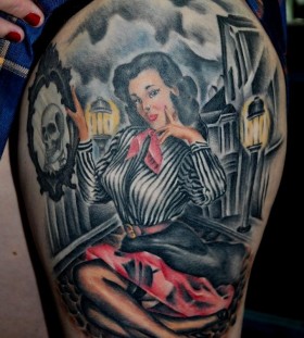 Nice tattoo by Benjamin Laukis