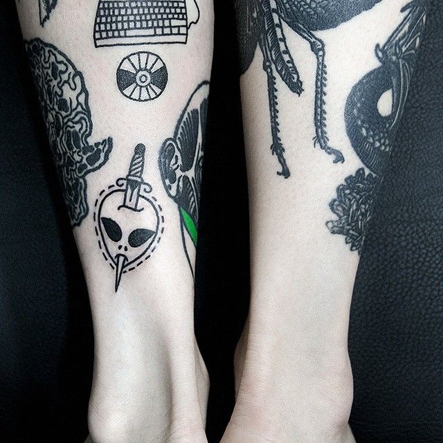 Nice tattoos by Dase Roman Sherbakov