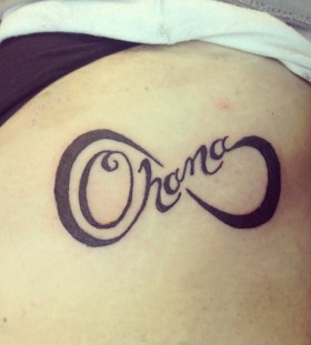Ohana from Lilo and Stitch tattoo