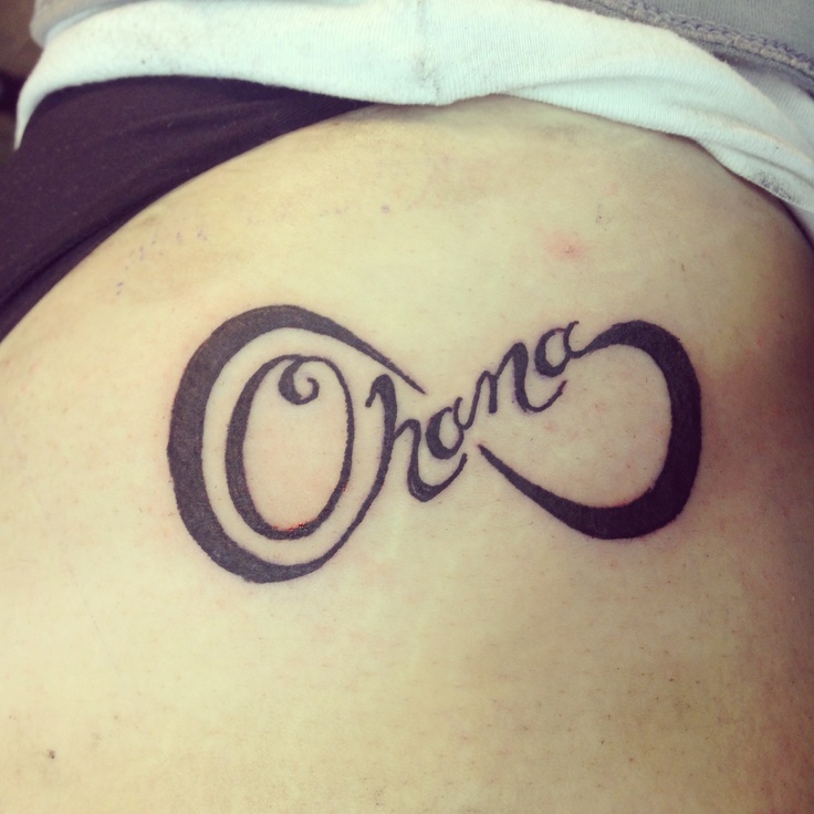 Ohana from Lilo and Stitch tattoo