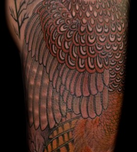 Ordinary pheasant tattoo