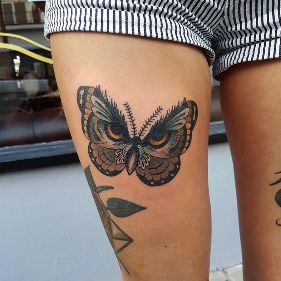 owel-eyes-butterfly-tattoo-by-chrisstockings