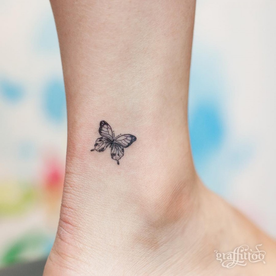 petite-ankle-butterfly-tattoo-by-graffittoo