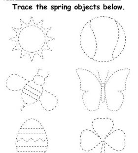 Preschool Tracing Worksheets Pictures