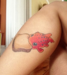 Pudge the fish tattoo