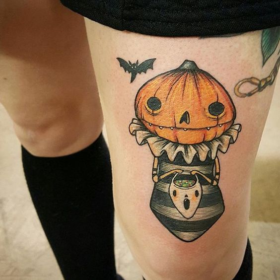 pumpkin-halloween-tattoo-by-angela-bailey