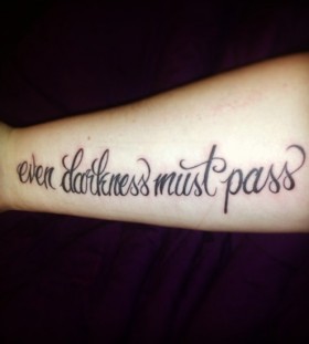 Quote from lord of the rings tattoo