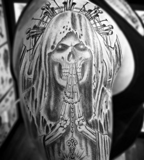 Santa Muerte Tattoo by Spirits