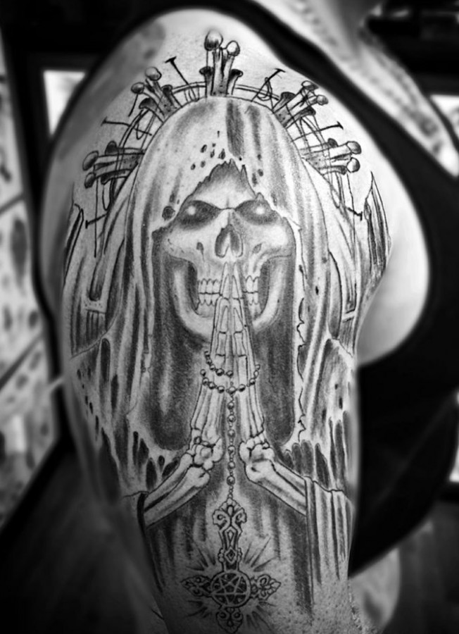 Santa Muerte Tattoo by Spirits