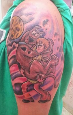 Scooby and shaggy tattoo