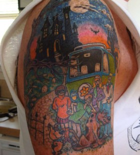 Scooby doo and the gang tattoo
