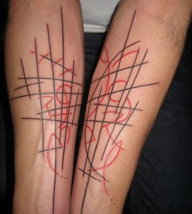 Scribbles tattoo by Yann Black