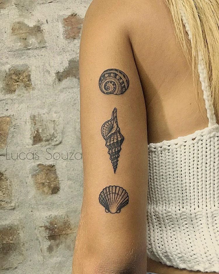43 Irresistible Shell Tattoos