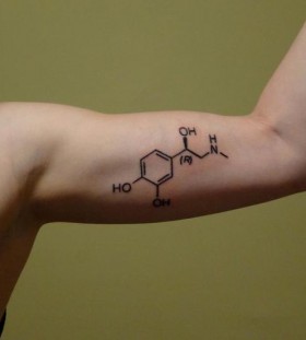 Simple chemistry formulus sport tattoo