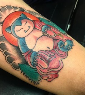 snorlax-buddha-pokemon-tattoo