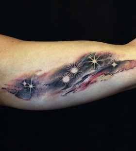 Stardust tattoo by David Allen
