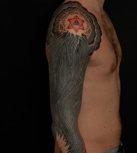 Stunning full arm tattoo by Gerhard Wiesbeck