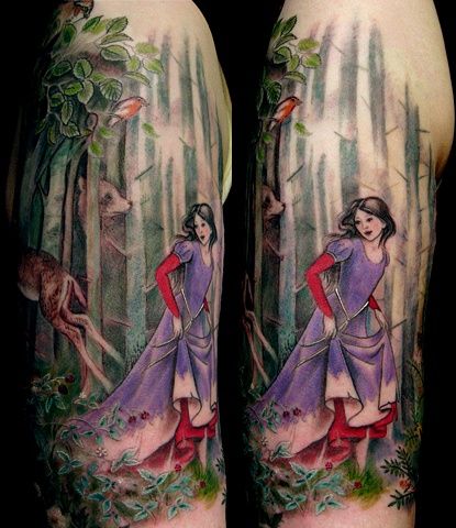 Stunning tattoo by Esther Garcia