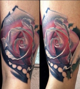 Sweet rose tattoo by Phil Garcia