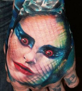 The black swan tattoo by Kyle Cotterman