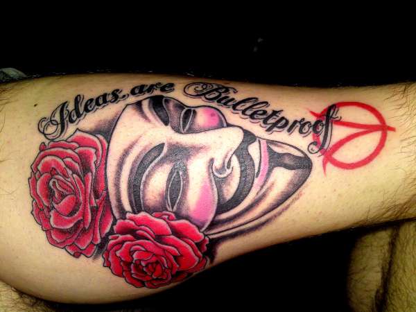 V for vendetta quote tattoo