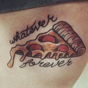 Crazy pizza tattoos