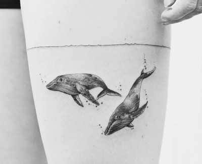 55 Sensational Blackwork Animal Tattoos