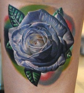 White rose tattoo by Phil Garcia