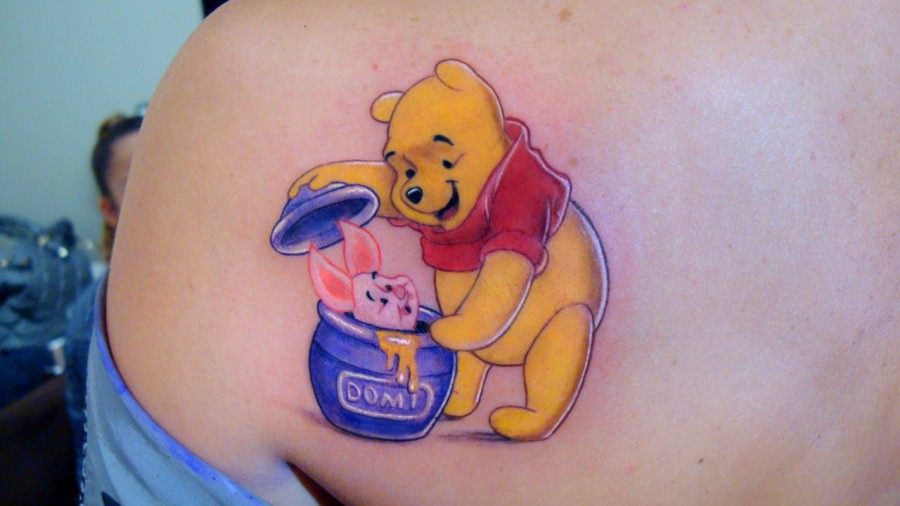 Winnie the pooh and piglet tattoo