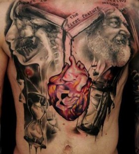 Wonderful tattoo by Florian Karg