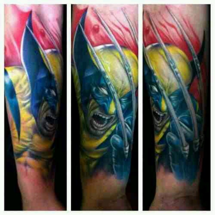 X-men angry wolverine tattoo