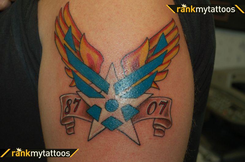 Oldnew Air Force Symbols Armed Forces Tattoo