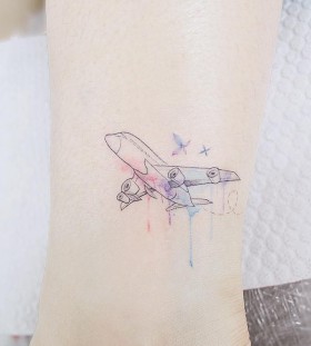 airplane-tattoo-by-tattooist_banul