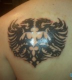 Wonderful Albanian Eagle Tattoo 