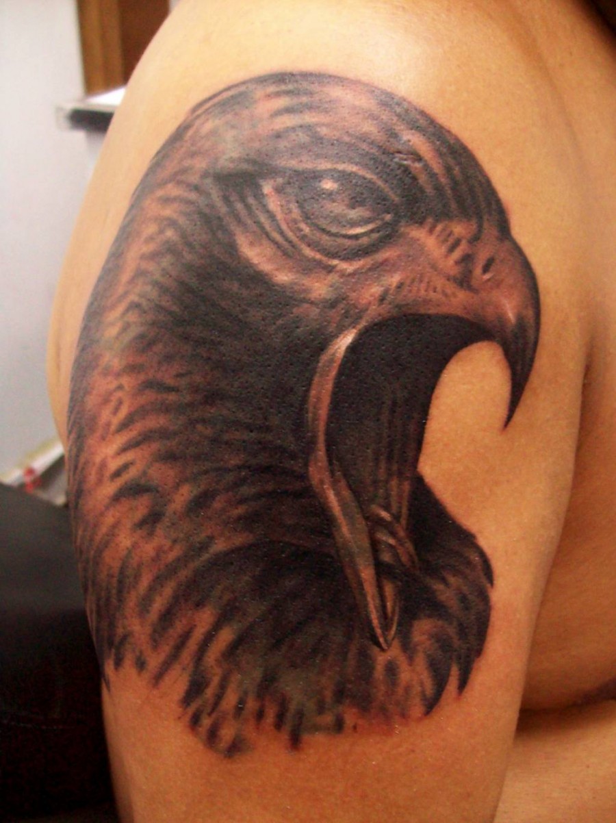 Cover Up Eagle Aluvha Tattoo