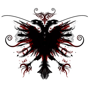 Albanian Eagle Artwork Sample for Tattoo