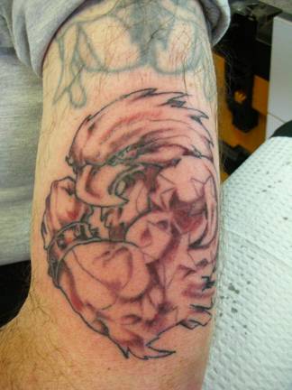 Awesome Eagle Sleeve Tattoo