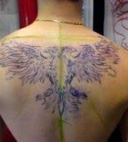 Men's Albanian Eagle Back Tattoo
