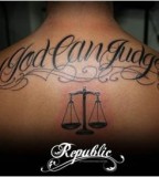God Can Judge Tattoo