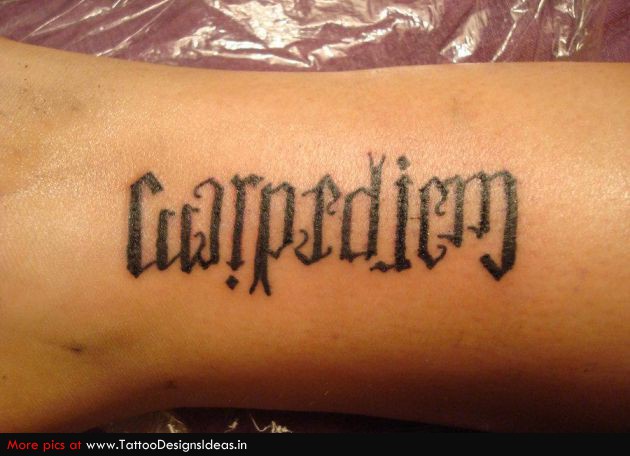 Best Ambigram Tattoo Design