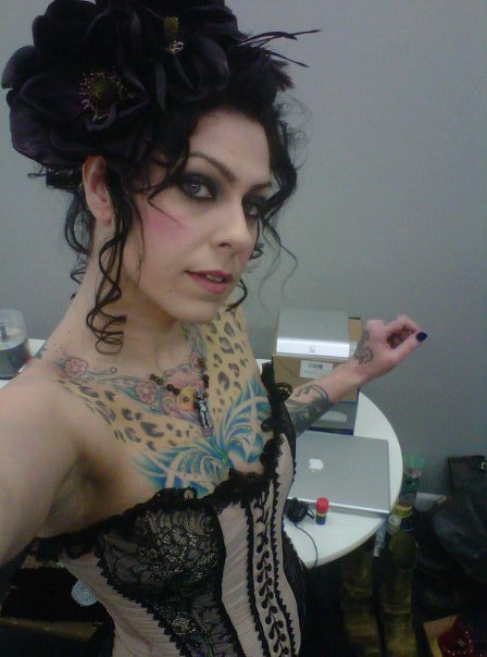 Hot Danielle Colby Pose Shows Her Chest Tattoo [NSFW]