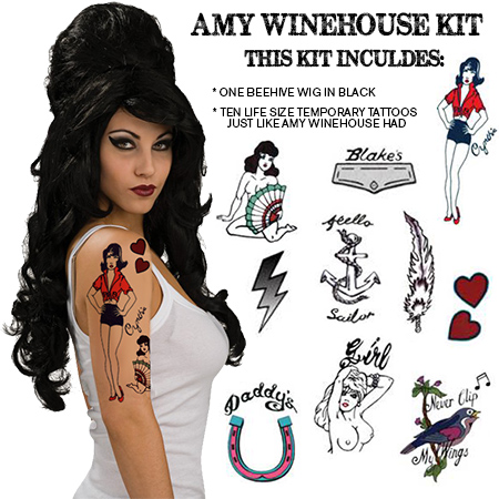 Upper Arm Tattoo from Amy Winehouse (NSFW)
