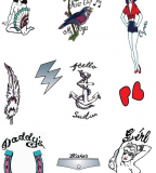 Long Lasting and Cool Temporary Tattoos Amy Winehouse (NSFW)