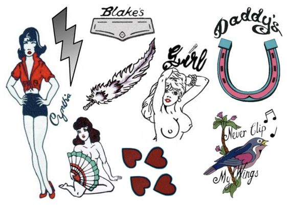 Simple Temporary Tattoo Collection from Amy Winehouse (NSFW)