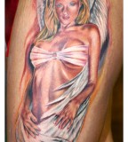 Angel Tattoo Design on Arm For Men