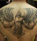 Angel Tattoos On Back For Men