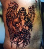 Great Angel Tattoos Design For Men