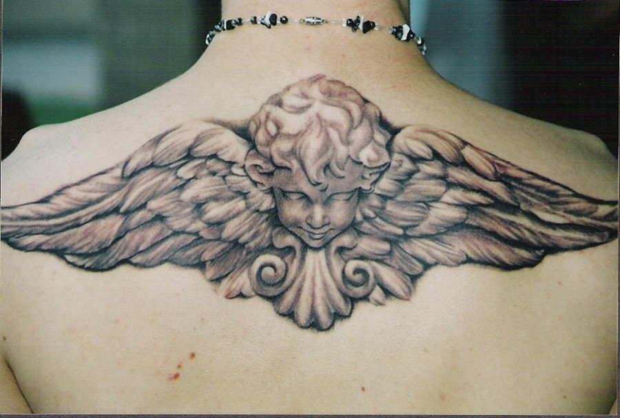 Guardian Angel Tattoo Design For Men