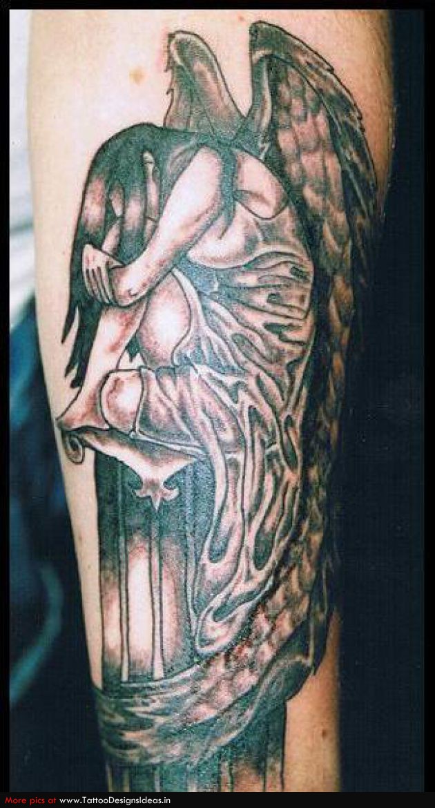 Fallen Angel Tattoo Designs Ideas